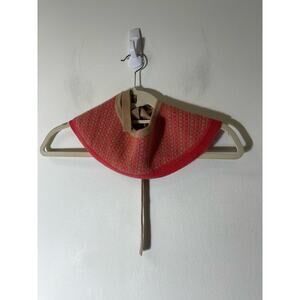 Orla Kiely Cashmere Brown/Coral Collar one size fits all